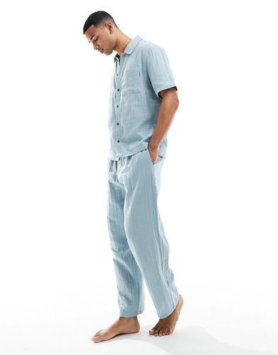 Pantalon de pyjama texturé - pastel - Calvin Klein - Modalova