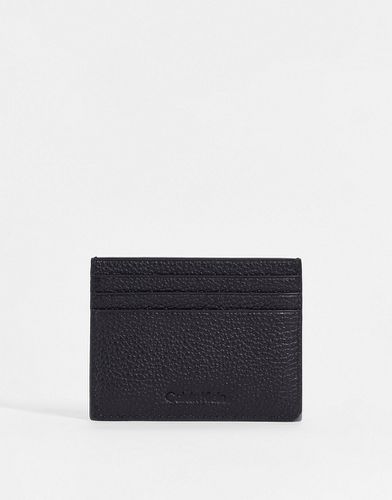 Portefeuille à petit logo en cuir grainé - Calvin Klein - Modalova