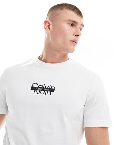 T-shirt à logo ajouré - éclatant - Calvin Klein - Modalova