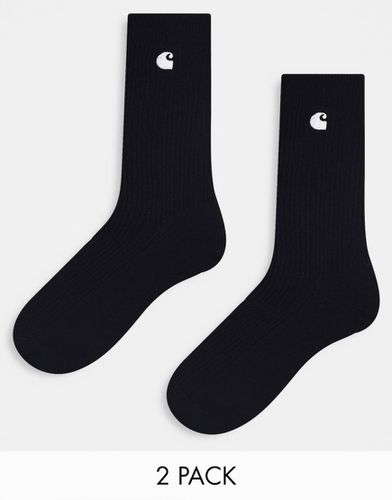 Madison - Lot de 2 paires de chaussettes - Noir - Carhartt Wip - Modalova