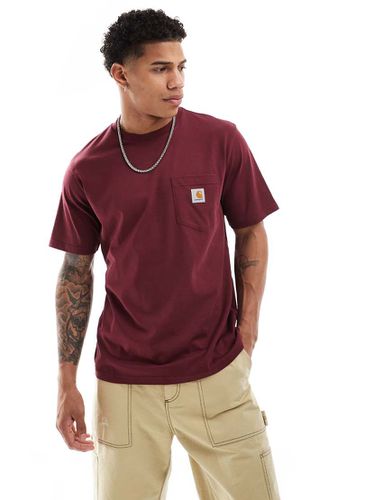 T-shirt à poche - Bordeaux - Carhartt Wip - Modalova