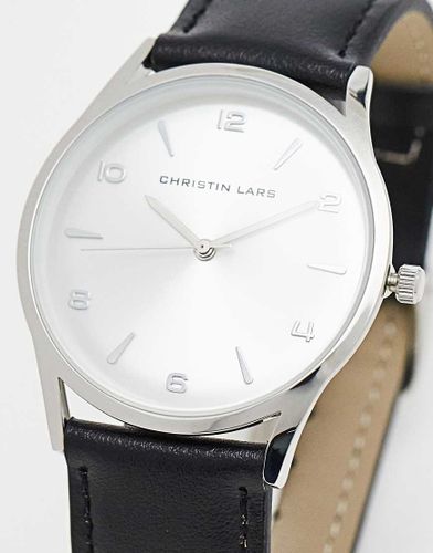 Montre bracelet cuir - Noir et - Christin Lars - Modalova