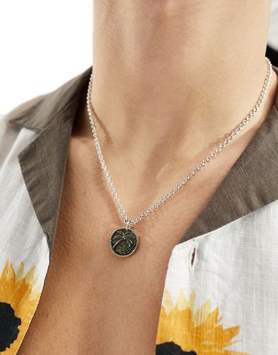 Collier chaîne à pendentif lagon - Doré - Classics 77 - Modalova