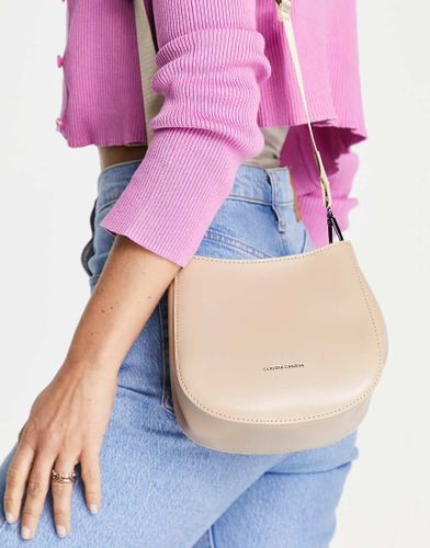 Sac porté épaule arrondi - Sable - Claudia Canova - Modalova