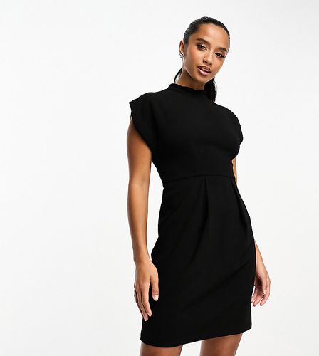 Robe courte avec ceinture nouée à la taille - Closet London Petite - Modalova