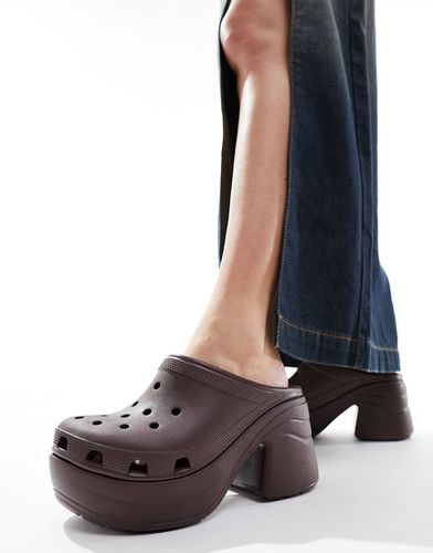 Siren - Sabots compensés - Marron - Crocs - Modalova