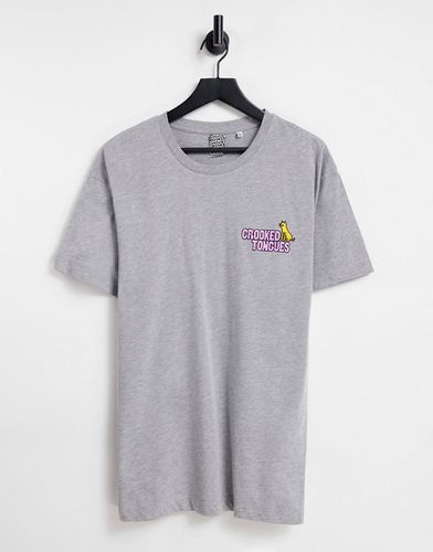 T-shirt avec logo chat imprimé - Crooked Tongues - Modalova
