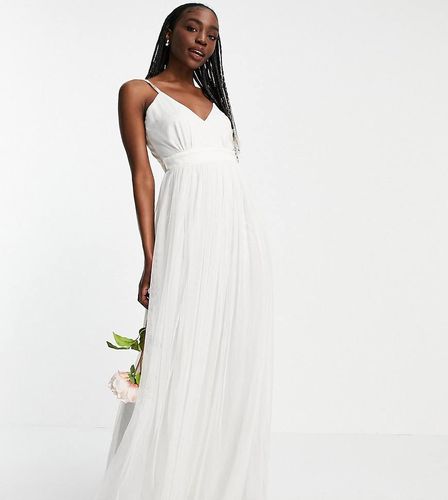 Anaya With Love Tall - Robe longue en tulle à col V - Anaya Tall - Modalova
