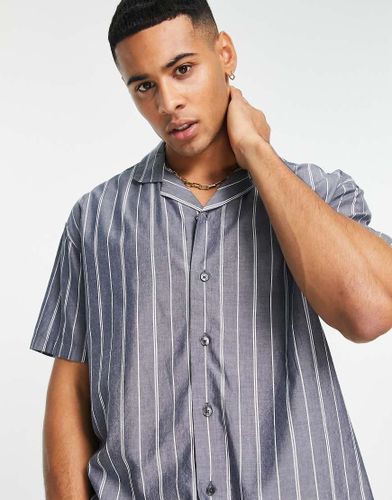 Chemise à rayures et col à revers - Abercrombie & Fitch - Modalova