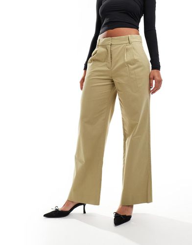 Pantalon ajusté ultra ample - olive - Abercrombie & Fitch - Modalova