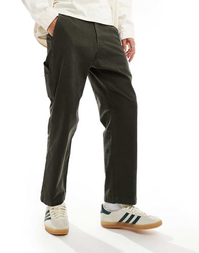 Pantalon de travail ample style sport - foncé - Abercrombie & Fitch - Modalova