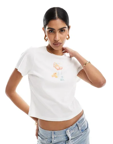T-shirt avec imprimé centré - Abercrombie & Fitch - Modalova