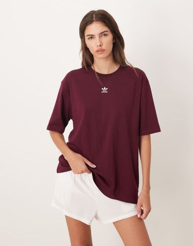T-shirt coupe boyfriend - Bordeaux - Adidas Originals - Modalova