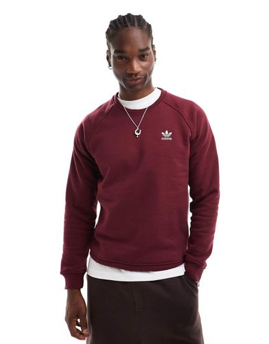 Trefoil Essentials - Sweat ras de cou - Bordeaux - Adidas Originals - Modalova