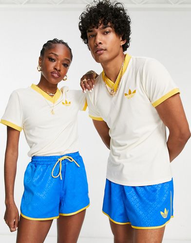 Adicolor - T-shirt à col en V style années 70 - Adidas Originals - Modalova
