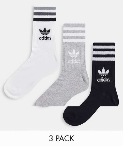 Adicolor - Lot de 3 paires de socquettes - Adidas Originals - Modalova