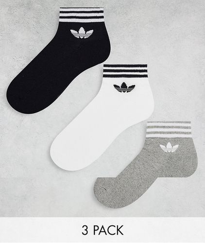 Adicolor - Lot de 3 paires de socquettes - Adidas Originals - Modalova