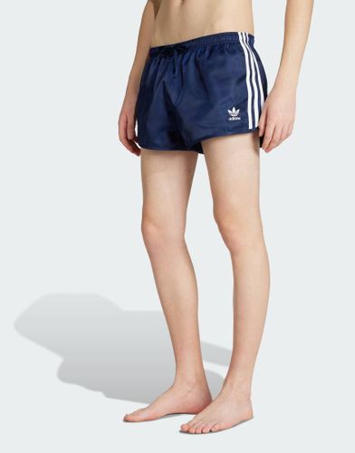 Adicolor - Short de bain 2 pouces  3 bandes - Indigo nuit - Adidas Originals - Modalova