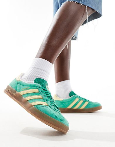 Gazelle Indoor - Baskets - Vert/jaune - Adidas Originals - Modalova
