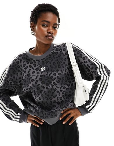 Leopard Luxe - Sweat imprimé léopard sur l'ensemble - Adidas Originals - Modalova