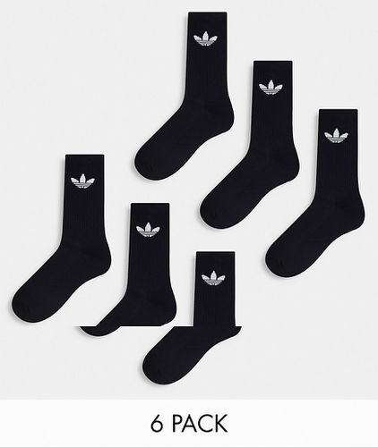 Lot de 6 paires de chaussettes à motif trèfle - Adidas Originals - Modalova