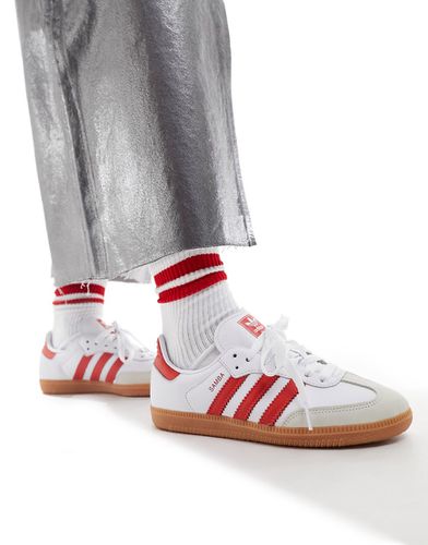 Samba - Baskets - Blanc et rouge - Adidas Originals - Modalova