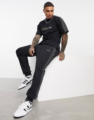 SPRT - Pantalon de jogging à empiècements en satin - Adidas Originals - Modalova