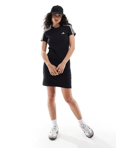 Essentials - Robe t-shirt ajustée en jersey à 3 bandes - Adidas Performance - Modalova