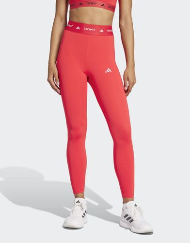 Techfit - Legging longueur 7/8 - Rubis pur - Adidas Performance - Modalova