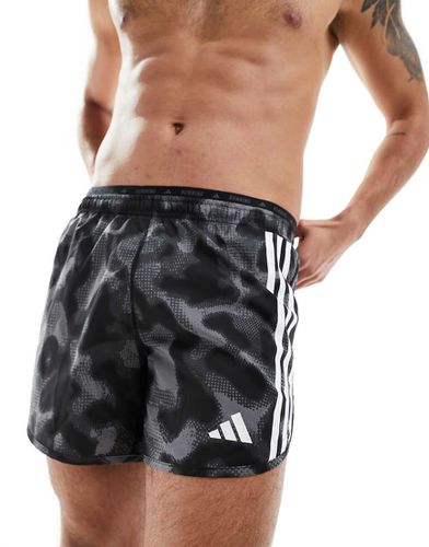 Adidas Running - Own The Run - Short imprimé - Noir - Adidas Performance - Modalova