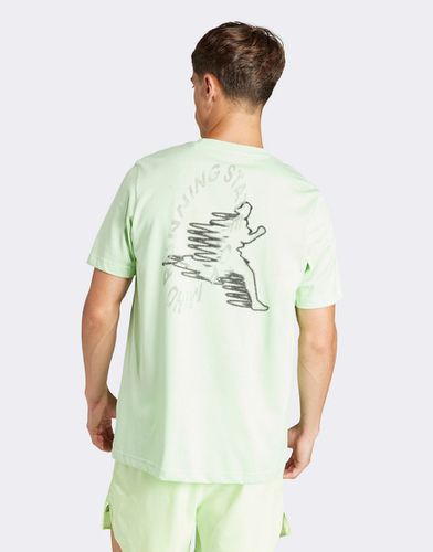 Adidas - Running State - T-shirt à motif - Adidas Performance - Modalova