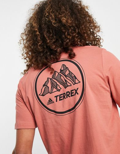 Adidas - Terrex - T-shirt à imprimé montagne au dos - Adidas Performance - Modalova