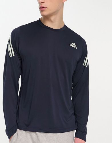 Adidas Training - Icons - T-shirt manches longues avec bandes aux épaules - Adidas Performance - Modalova