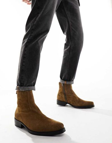 Booker - Bottes en daim - Fauve - Allsaints - Modalova