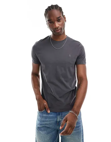 Brace - T-shirt en coton brossé - anthracite - Allsaints - Modalova