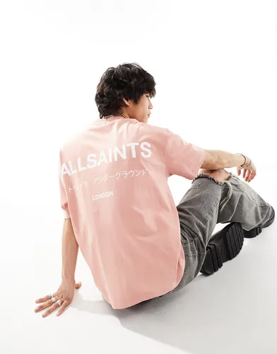 Underground - T-shirt oversize - pastel - Allsaints - Modalova