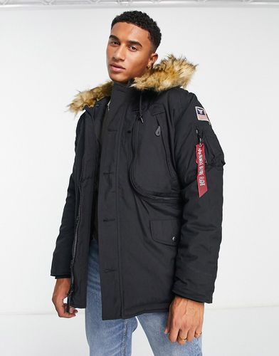 Polar - Parka avec capuche en fausse fourrure - Alpha Industries - Modalova