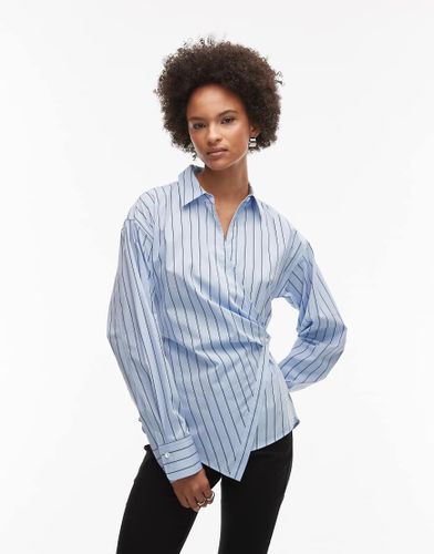 Chemise cache-caur  rayures en popeline de coton - Arket - Modalova