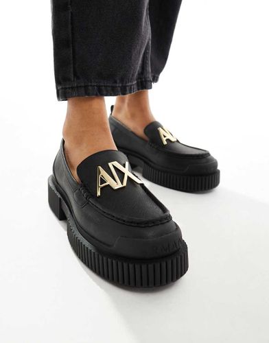 Armani Exchange - Mocassins - Noir - Armani Exchange - Modalova