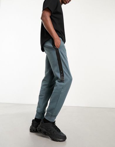 Pantalon de jogging avec bande à logo - ardoise - Armani Exchange - Modalova
