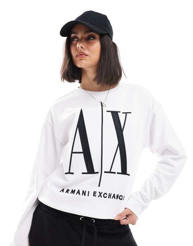 Sweat à grand logo - Armani Exchange - Modalova