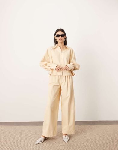 Pantalon large structur  pinces - Babeurre - Arrange - Modalova