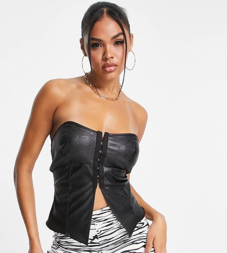 Corset bandeau en PU fendu devant - Asyou - Modalova