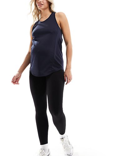 Maternity - Icon - Legging de sport côtelé sans coutures à logo - Asos 4505 - Modalova