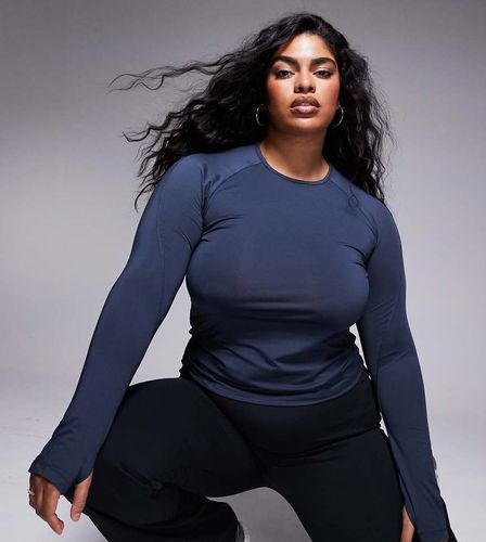 Curve - Icon - Top de sport ajusté à manches longues - Asos 4505 - Modalova