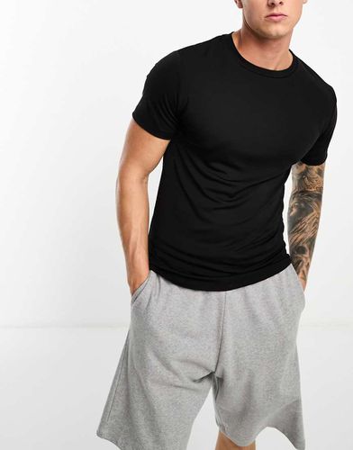 Icon - T-shirt de sport moulant en tissu à séchage rapide - Asos 4505 - Modalova