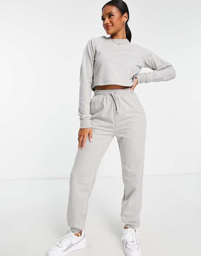 Pantalon de jogging d'ensemble de sport emblématique coupe ajustée en bouclé sur l'envers - Asos 4505 - Modalova