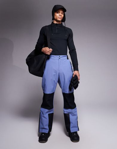 ASOS 4505 - Ski - Pantalon de ski dperlant coupe droite - Noir et clair - Asos 4505 Ski & Snow - Modalova