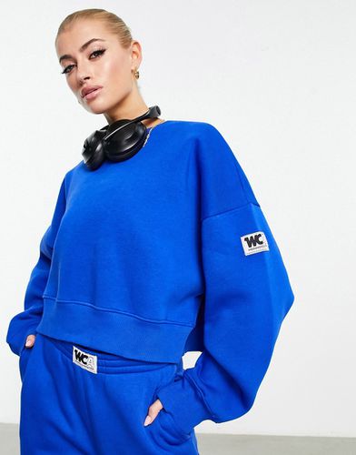 ASOS - Weekend Collective - Sweat coupe carrée - Cobalt - Asos Weekend Collective - Modalova