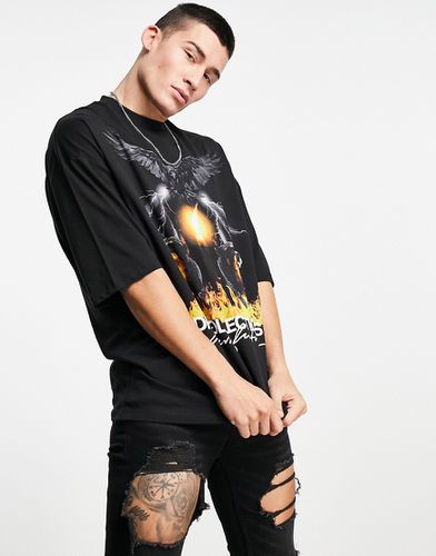 ASOS Dark Future - T-shirt oversize avec imprimé sur le devant - ASOS DESIGN - Modalova